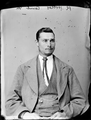 Photograph of Mr R Holley, Wanganui district