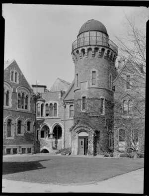 Canterbury University College, Christchurch, showing observatory