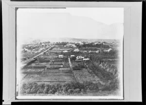 View from St John's Hill looking down on Laird's nursery, Wanganui