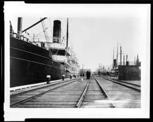 Ship Moeraki docked at Port Chalmers