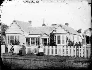 Wilson's single storied gabled house, Whanganui