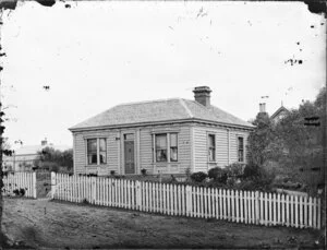 House with white picket fence, Wanganui