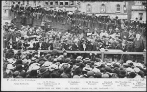Reception for the All Blacks in Auckland - Photograph taken by William Beattie and Company