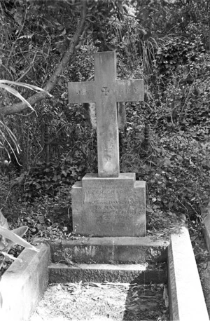 Grave of Walter Charles Davenport, plot 4502, Bolton Street Cemetery
