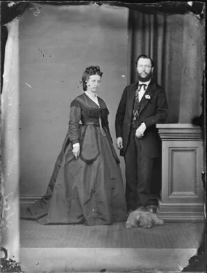 Mr and Mrs Iveson, with their dog