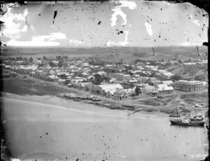 Moutoa Gardens from Shakespeare Cliff, Wanganui