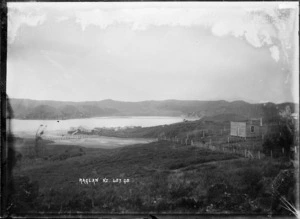 Part of Raglan Harbour, at the mouth of the Opotoru River, circa 1911 - Photograph taken by Gilmour Brothers