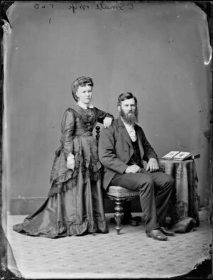 Mr and Mrs C Small - Photograph taken by Thompson & Daley of Wanganui