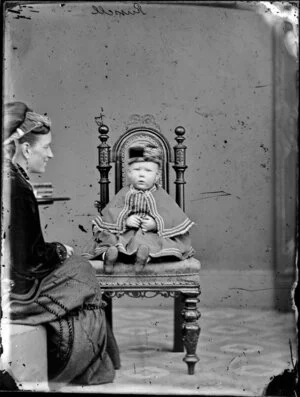 Mrs Russell and infant