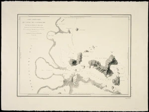 Carte particulière du Canal de l'Astrolabe Ile Ika-Na-Mawi, Nlle. Zélande / reconnu par le Capne. de Frégate Dumont D'Urville, levée et dressée par M. Lottin, Enseigne de Vaisseau, expédition de la corvette de S.M. l'Astrolabe, Février 1827.