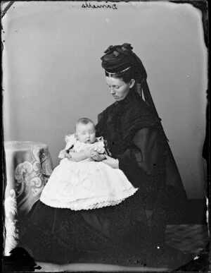 Mrs Daniells and infant