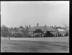 Large brick house with tall chimneys, Toorak, Melbourne