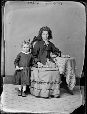 Mrs McLean and infant, Wairoa