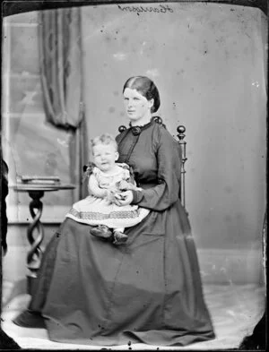 Mrs Harrison and infant