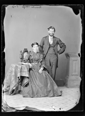 Mr and Mrs Knowles - Photograph taken by Thompson & Daley of Wanganui
