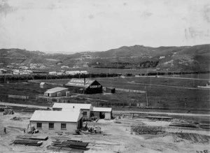 Temporary workshops of Miramar gas works, and the premises of Easson Ltd