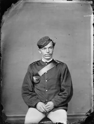 Mr Black, in military uniform