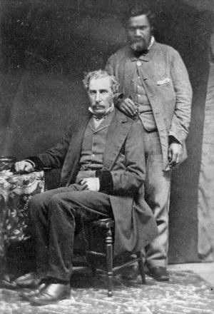 Portrait of Sir George Grey and Te Riwai Ropiha