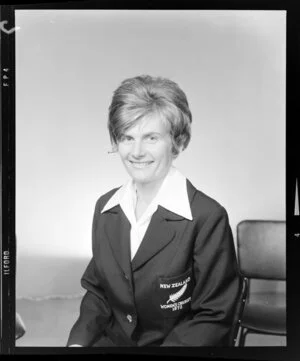 Jennifer B Olson, member of the 1972 New Zealand women's cricket team, tour of Australia and South Africa