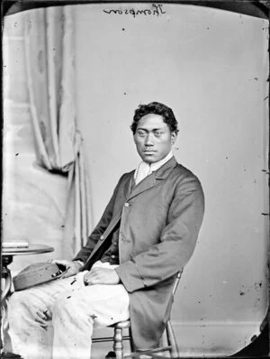 Mr Thompson, a young Maori man