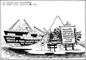 Heath, Eric Walmsley, 1923- :NZ opposed, but reassured by Japan that dumping IS safe. [27 August 1980].