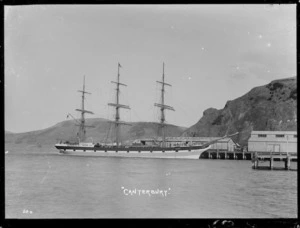 Ship Canterbury docked at Port Chalmers