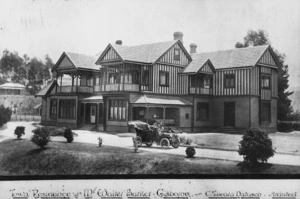 Town residence of Walter Barker, Gisborne