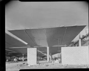 Wingate premises of Todd Motors Ltd, under constructiom, Lower Hutt