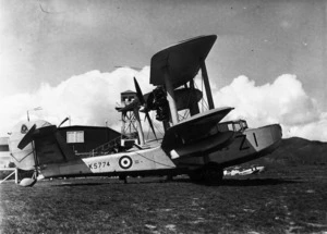 Supermarine Walrus seaplane from HMS Achilles