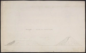 Ellis, William Wade, d 1785 :Amatoafoa. S. S. W. view. Distant 8 miles. [May 1777]