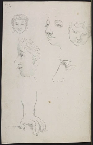 Ellis, William Wade, d 1785 :[Sketches of people. Between 1775 and 1779]