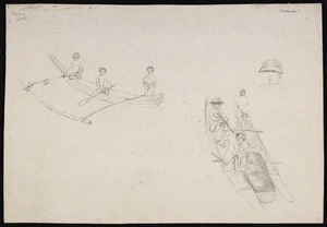 Ellis, William Wade, d 1785 :Otaheite? [Two canoes. Aug-Dec 1777]