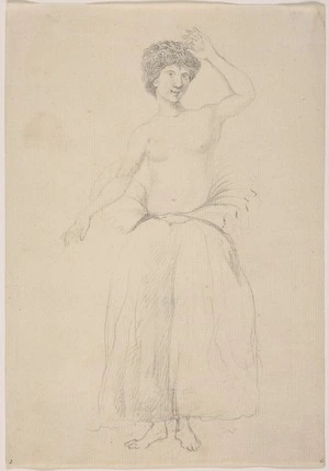 Ellis, William Wade, d 1785 :[A dancing girl of Raiatea, Society Islands ca 1777]