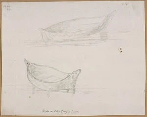 Ellis, William Wade, d 1785 :Boats of King George's Sound [April 1778]