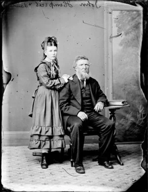 Mr John Hempseed and his daughter