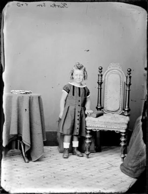 Kirk's son-Photograph taken by Thompson & Daley of Wanganui