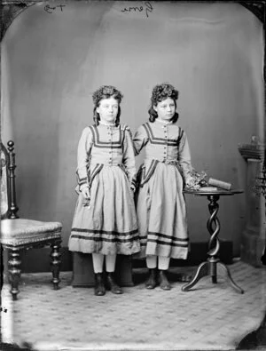Gerse daughters-Photograph taken by Thompson & Daley of Whanganui