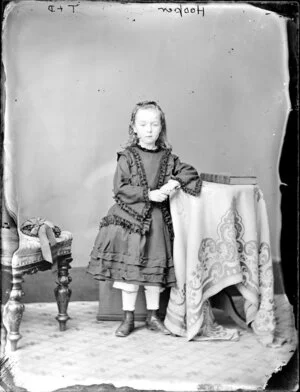 Hooper daughter-Photograph taken by Thompson & Daley of Whanganui