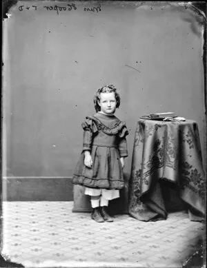 Hooper daughter -Photograph taken by Thompson & Daley of Wanganui