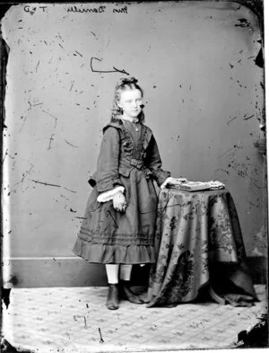 Daniells daughter-Photograph taken by Thompson & Daley of Whanganui