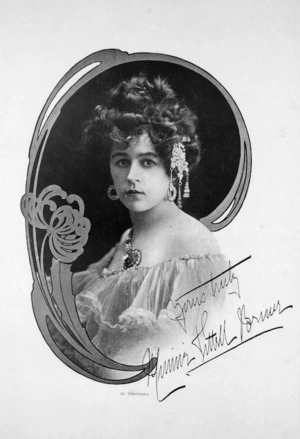 J C Williamson Co :Miss Tittell Brune souvenir. [Inside front page. 1905].