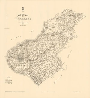 Land district of Taranaki / W. Gordon del.