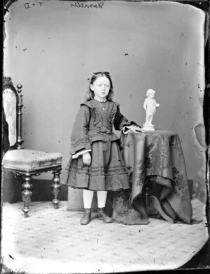 Daniells daughter-Photograph taken by Thompson & Daley of Whanganui