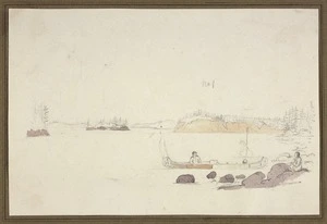 [Hood, Robert] ca 1790-1821 :[Morgans Rocks, upper part of Hill River, Canada] 19 September 1819