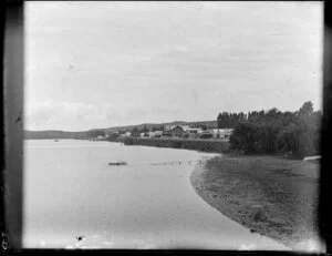 Unidentified small town on waterfront