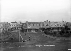 The Square, Feilding, with Darragh's store