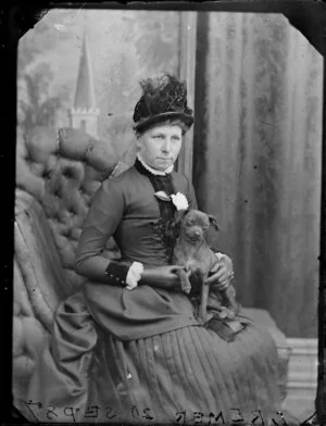 [Mrs?] Cremer, with her dog