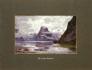 Worsley, Charles Nathaniel, 1867-1923 :Milford Sound. [1903?].