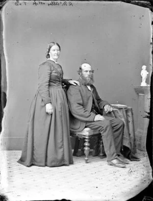 Mr and Mrs R McAlley - Photograph taken by Thompson & Daley of Wanganui