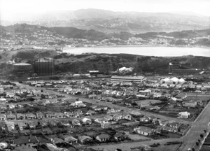 A view of Miramar showing the gas works